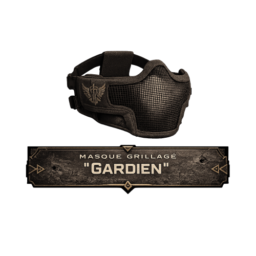 Lot de 25 masques de protection grillagés