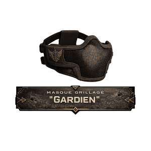 Lot de 25 masques de protection grillagés