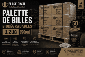 Palette de billes biodégradables 0.20g (50kg)